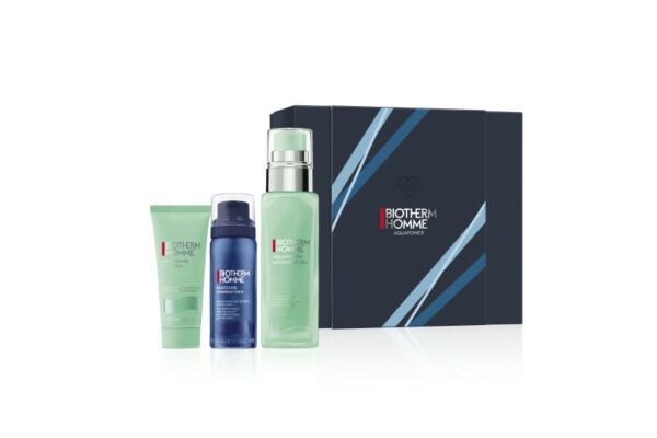 Biotherm Face Care for Men Aquapower Advanced Gel 75ml Aquapower Cleanser 40ml Mousse Rasage 50ml