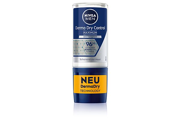 Nivea Deo Derma Dry Control Maximum Roll-on Male 50 ml
