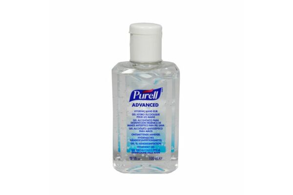 Purell advanced désinfectant pour les mains gel transparent 100 ml