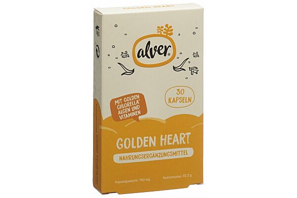 Alver Golden Heart caps 30 pce