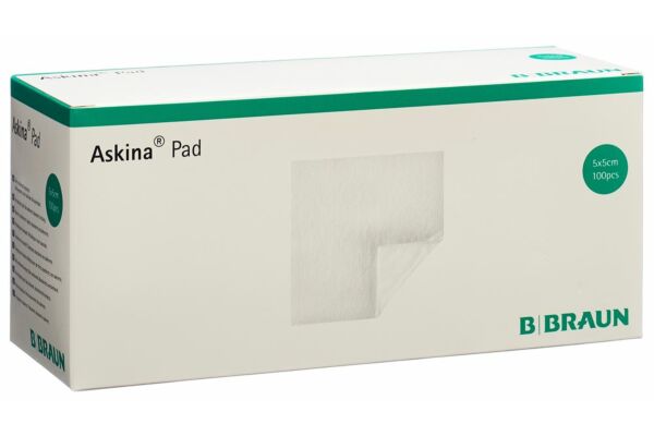 Askina Pad compresse en non-tissée 5x5cm non-adhérente stérile 100 pce
