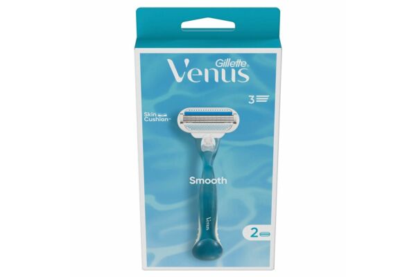 Gillette Venus Smooth rasoir avec 2 lames