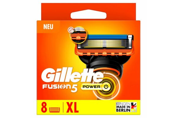 Gillette Fusion5 Power système de lames 8 pce