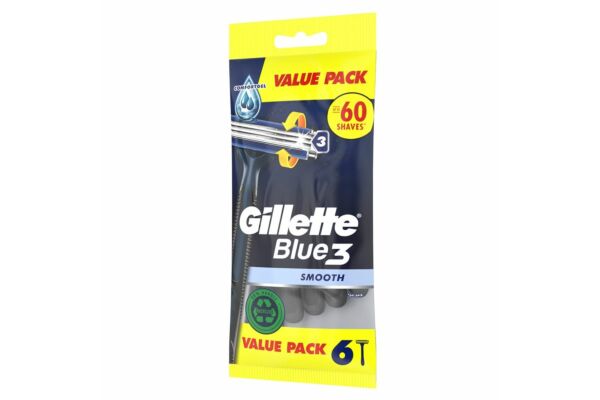 Gillette Blue 3 Smooth rasoir jetable 6 pce