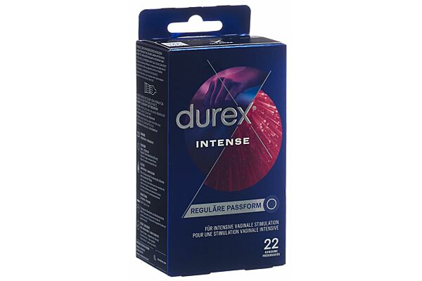 Durex Intense Orgasmic préservatif Big Pack 22 pce