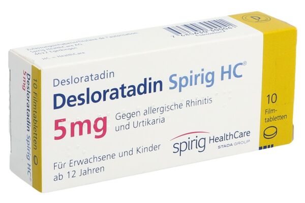 Desloratadine Spirig HC cpr pell 5 mg 10 pce