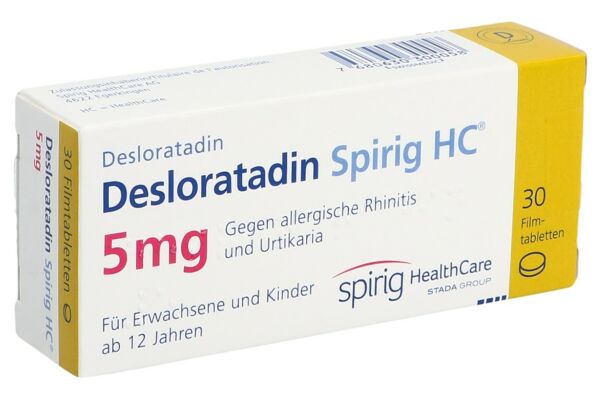 Desloratadin Spirig HC Filmtabl 5 mg 30 Stk