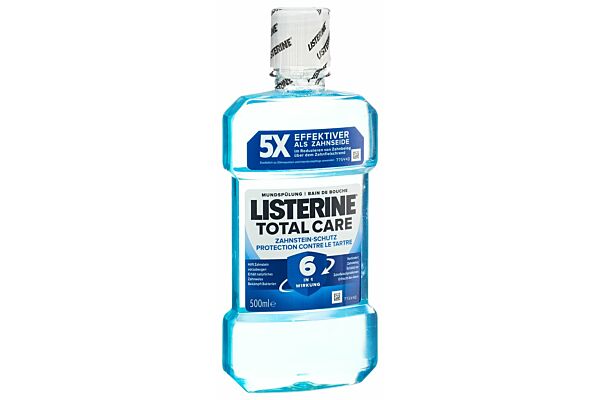 Listerine Total Care bain de bouche anti-tartre fl 500 ml
