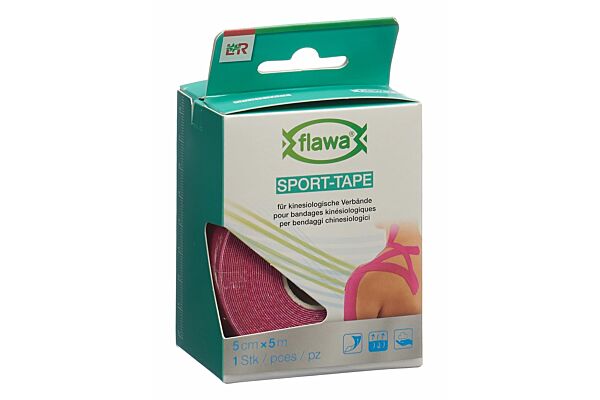 Flawa Sport-Tape 5cmx5m pink