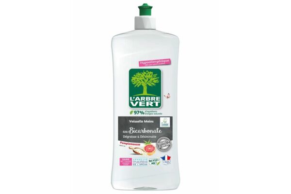 L'ARBRE VERT Geschirrspülmittel Natron & Grapefruit Fl 750 ml