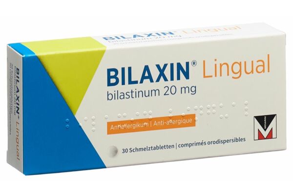 Bilaxin lingual cpr orodisp 20 mg 30 pce