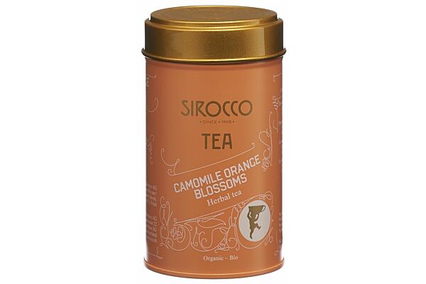 Sirocco boîte de thé medium Camomile Orange Blossoms 35 g