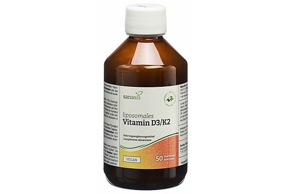 Sanasis Vitamin D3/K2 liposomal Fl 250 ml