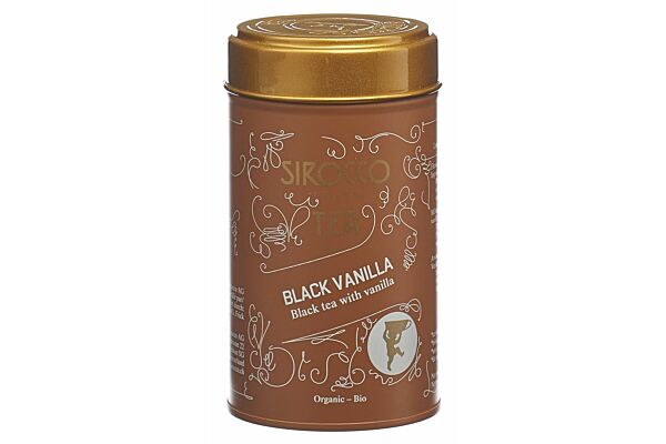Sirocco boîte thé medium Black Vanilla bte 80 g