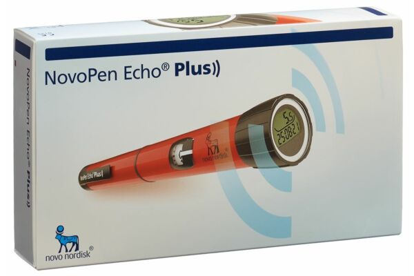 NovoPen Echo Plus appareil injection insuline rouge (n)