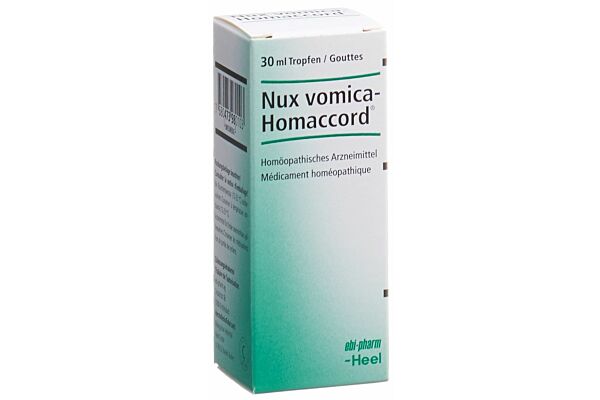 Homaccord nux vomica gouttes fl 30 ml