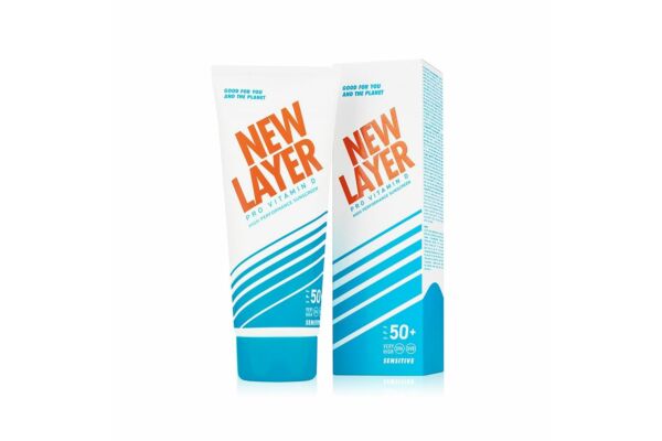NEW LAYER Pro Vitamin D Sonnencreme sensitive LSF50+ Tb 200 ml