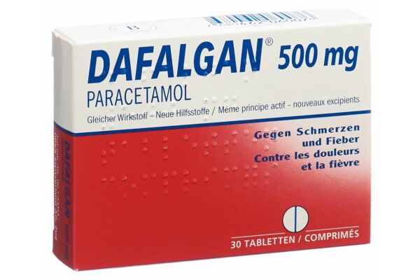 Dafalgan Tabl 500 mg 30 Stk