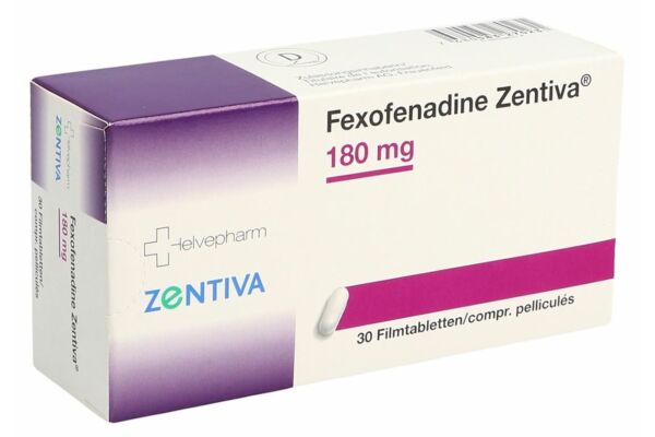 Fexofenadine Zentiva cpr pell 180 mg blist 30 pce