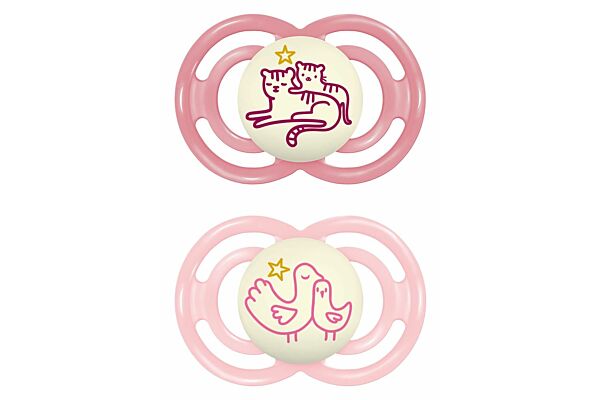 MAM Perfect Night lolette 16-36 mois pink/pink 2 pce