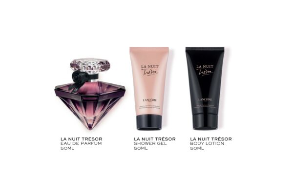 Lancôme La Nuit Trésor 50ml Set Eau de Parfum 50ml + Shower Gel 50ml + Body Lotion 50ml