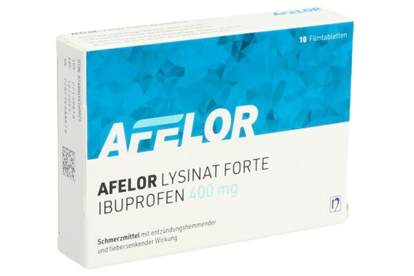 Afelor Lysinat forte cpr pell 400 mg 10 pce