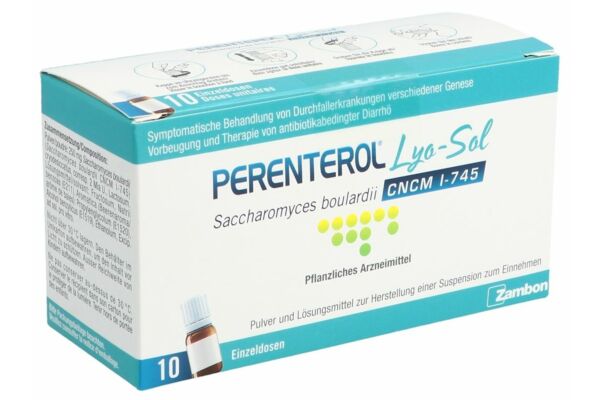 Perenterol Lyo-Sol pdr pour suspension buvable fl 10 pce