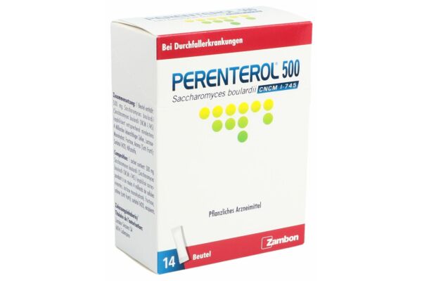 Perenterol pdr 500 mg sach 14 pce