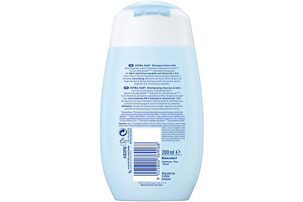 Nivea Baby Shampoo Extra Mild Fl 200 ml