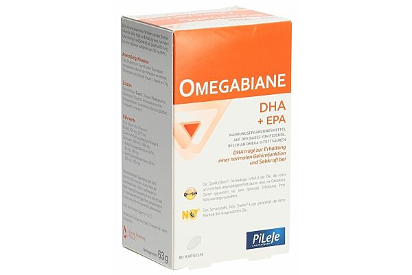Omegabiane DHA + EPA Kaps 80 Stk