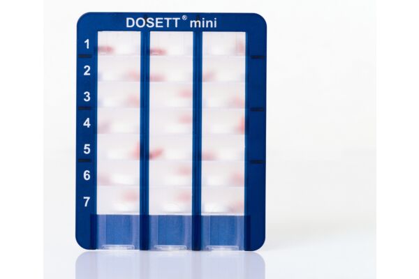 Dosett Mini cassette dosage