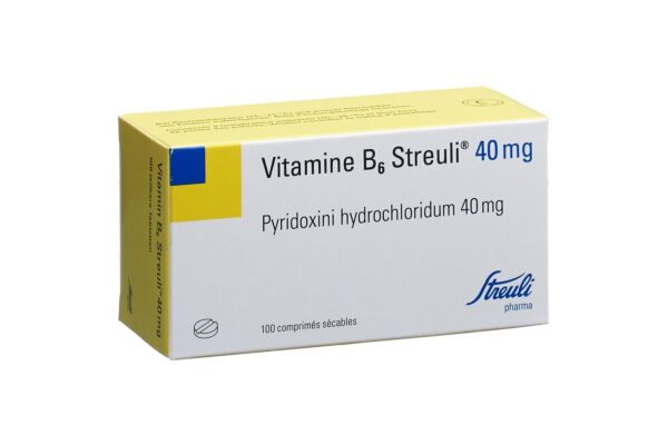 Vitamin B6 Streuli Tabl 40 mg 100 Stk