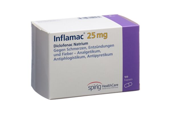 Inflamac caps 25 mg 100 pce