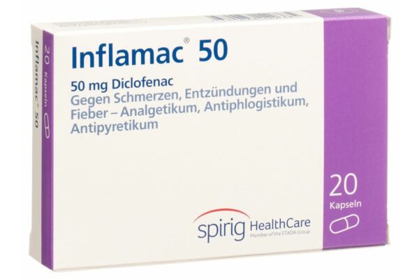 Inflamac caps 50 mg 20 pce