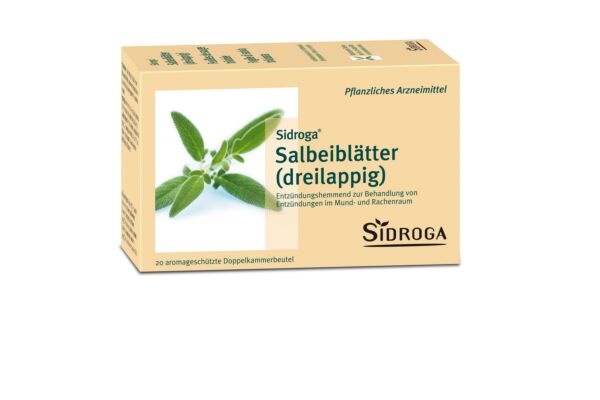 Sidroga feuilles de sauge trilobée 20 sach 1 g