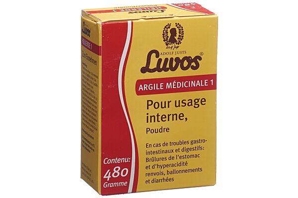 Luvos argile médicinale 1 interne pdr 480 g à petit prix