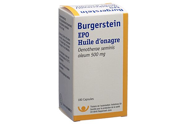 Burgerstein EPO caps moll 500 mg 180 pce