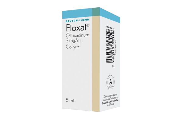 Floxal Gtt Opht 0.3 % Fl 5 ml