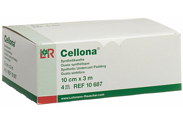 Cellona ouate synthétique 10cmx3m blanc rouleau 4 pce