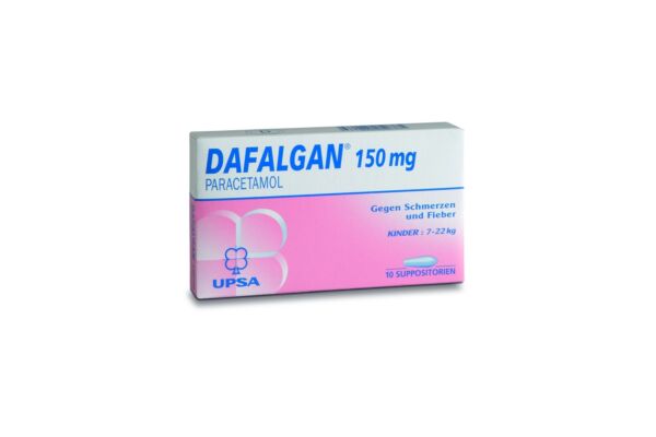 Dafalgan Supp 150 mg 10 Stk