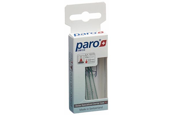 paro Isola Long 5mm fin vert cylindrique 10 pce