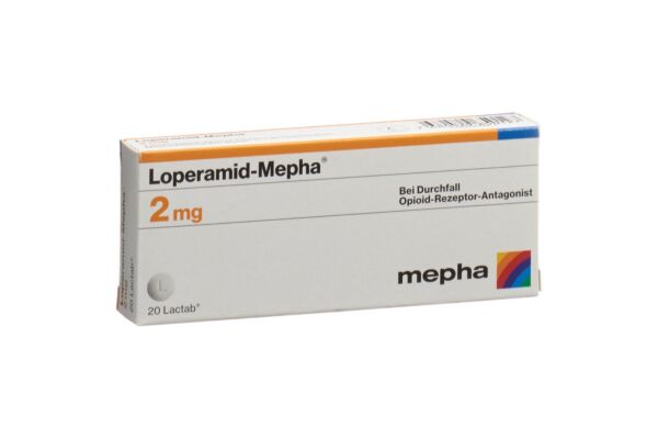Loperamid-Mepha Lactab 2 mg 20 pce