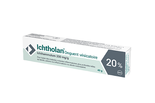 Ichtholan onguent vésicatoire 20 % tb 40 g