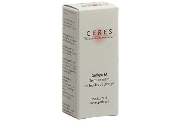 Ceres Ginkgo Urtinkt Fl 20 ml