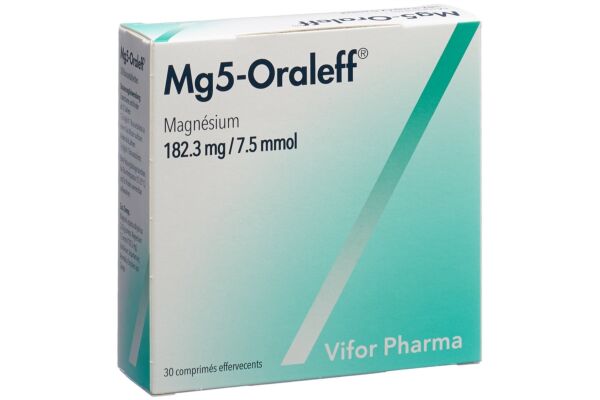 Mg5-Oraleff cpr eff 7.5 mmol bte 30 pce