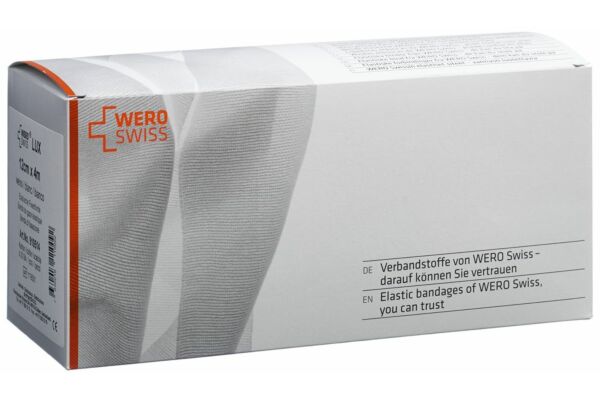 WERO SWISS Lux bande fixation gaze élastique 4mx12cm blanc 20 pce