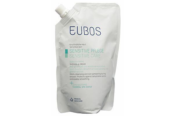 Eubos Sensitive douche + crème refill 400 ml