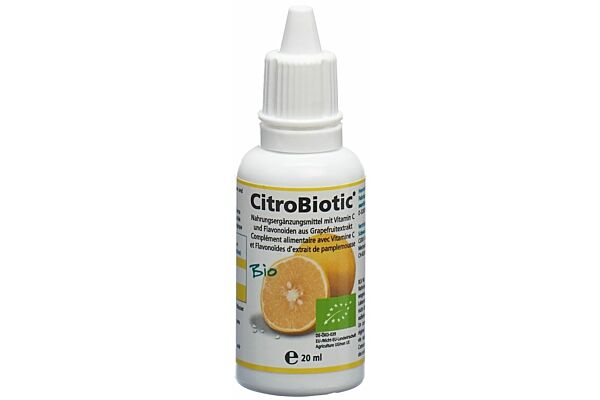 Citrobiotic extrait de pépins de grapefruit bio 20 ml