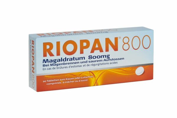 Riopan Tabl 800 mg 20 Stk