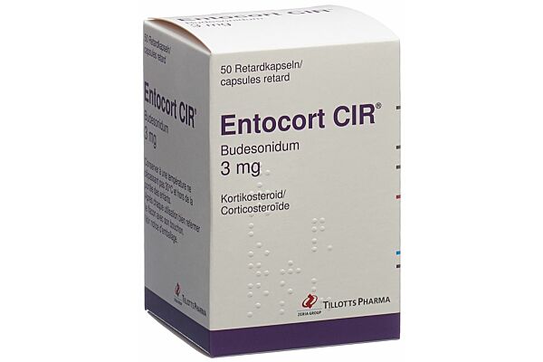 Entocort CIR 3 mg Hartkapsel mit veränderter Wirkstofffreisetzung Ds 50 Stk